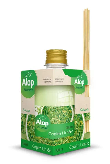 Aromatizador de Ambiente 250ml Capim Limão Alop