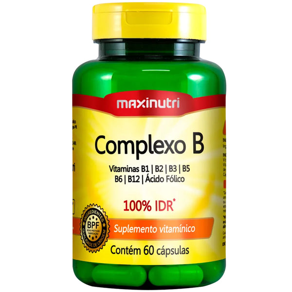 Complexo B 60 cápsulas Maxinutri