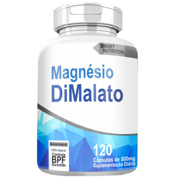Magnésio Dimalato 500mg 120 cápsulas 4 Elementos